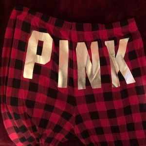 Cute PINK pajama set in red